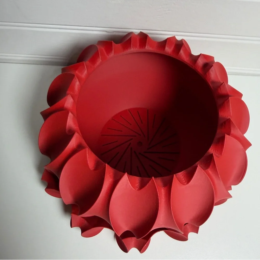 Abyssal Planter Pot, Planter with Drainage Tray, Houseplant Pot